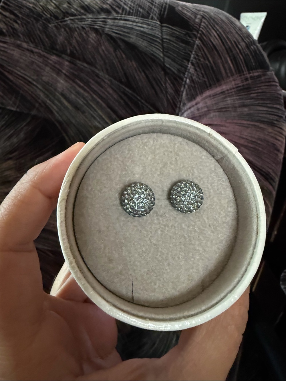 Hillberg & Berk Sparkle Ball Stud Earrings - Picture 4 of 8